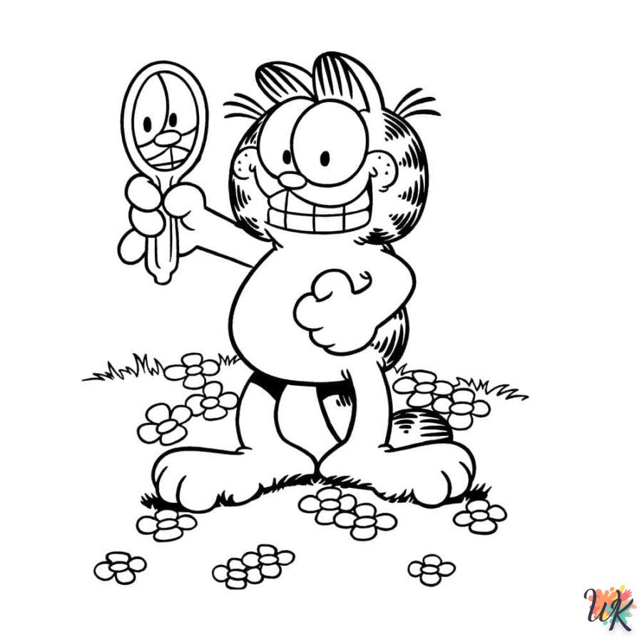 Dibujos para Colorear Garfield 38