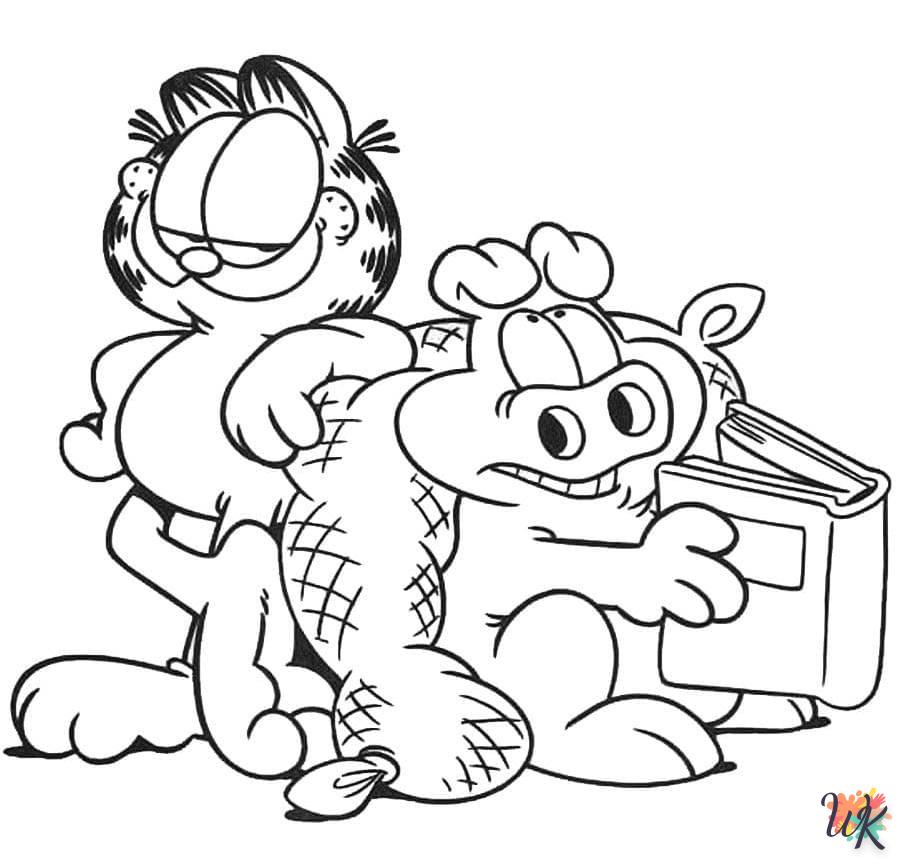 Dibujos para Colorear Garfield 39
