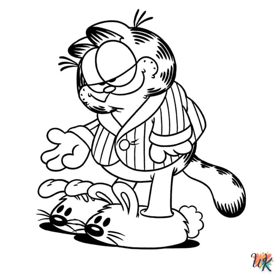 Dibujos para Colorear Garfield 40