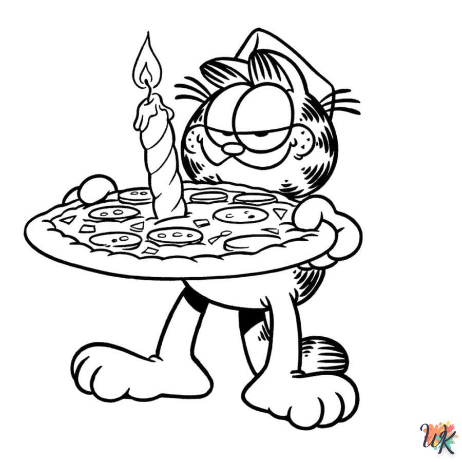 Dibujos para Colorear Garfield 42
