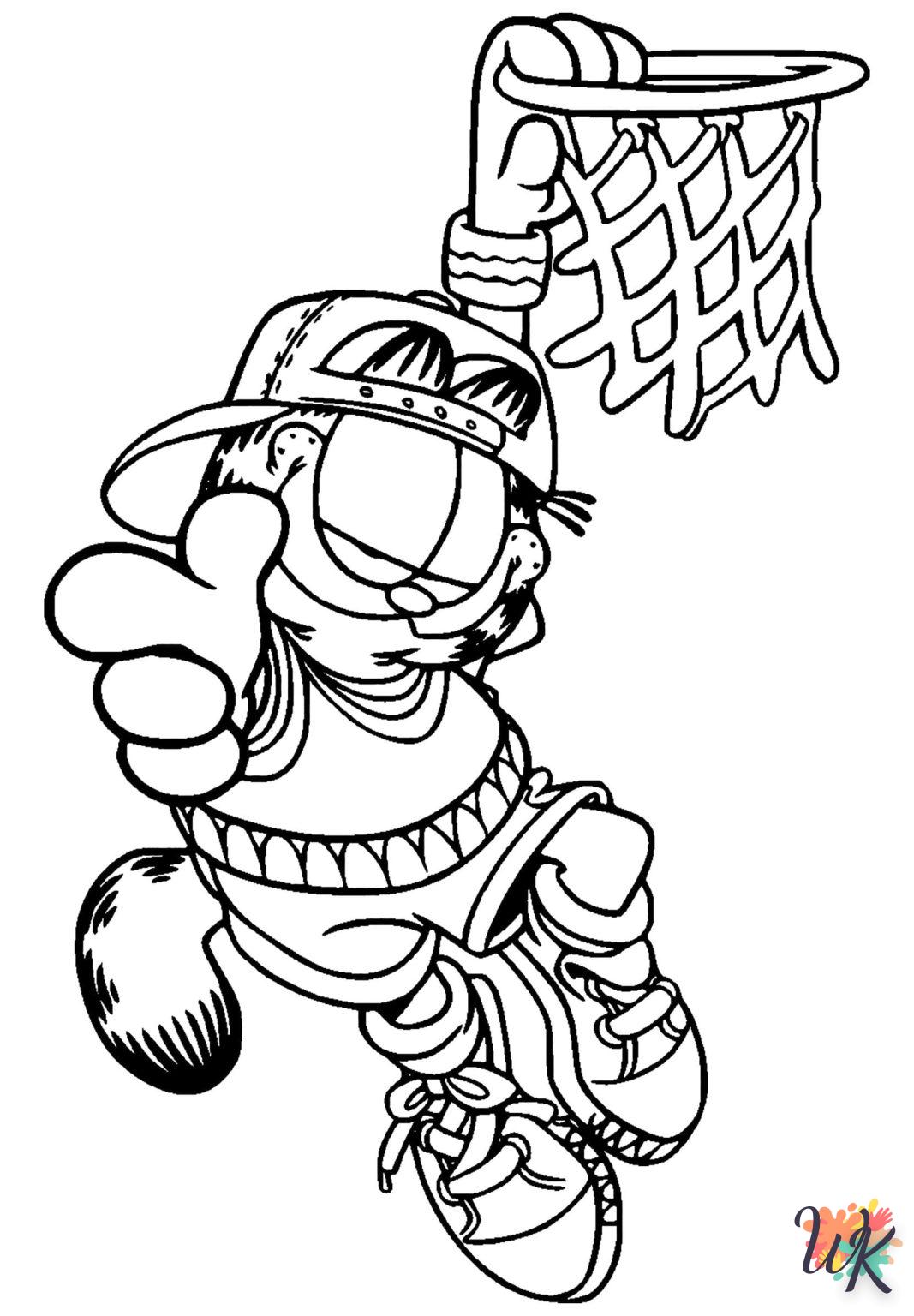 Dibujos para Colorear Garfield 46