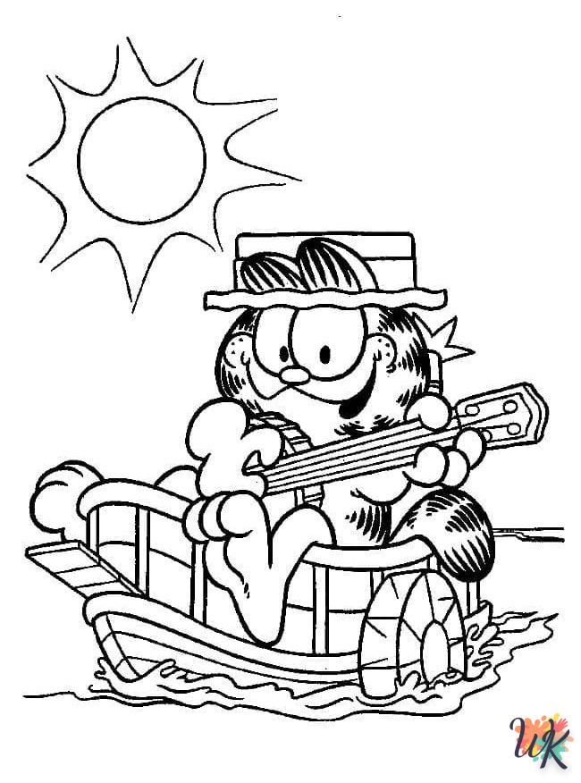 Dibujos para Colorear Garfield 49
