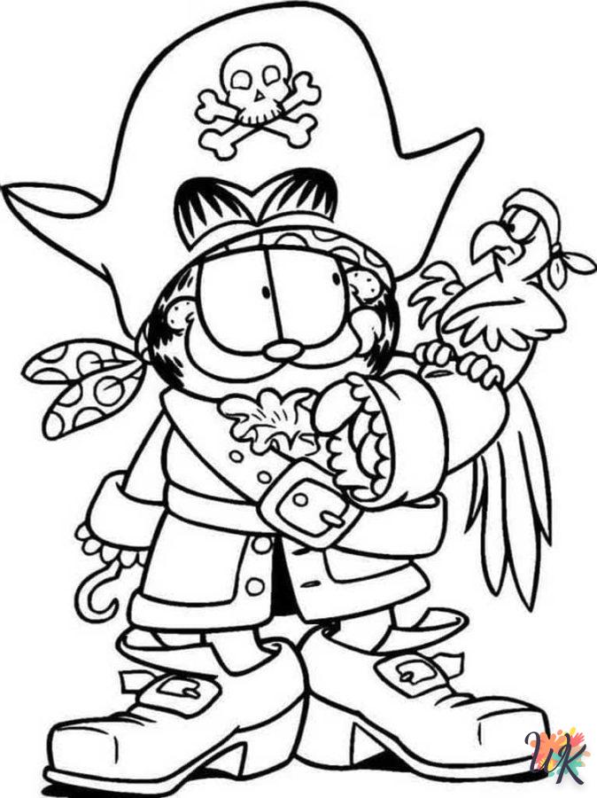 Dibujos para Colorear Garfield 5