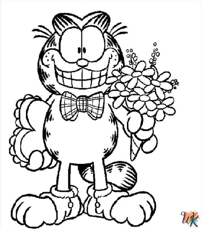 Dibujos para Colorear Garfield 50
