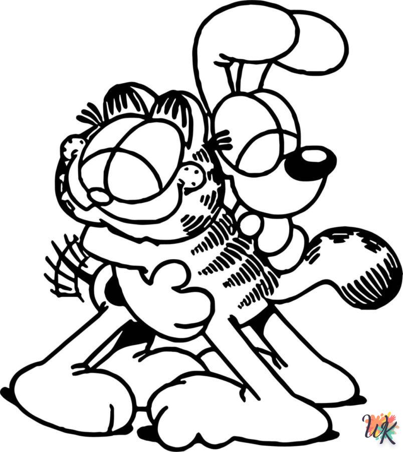 Dibujos para Colorear Garfield 51