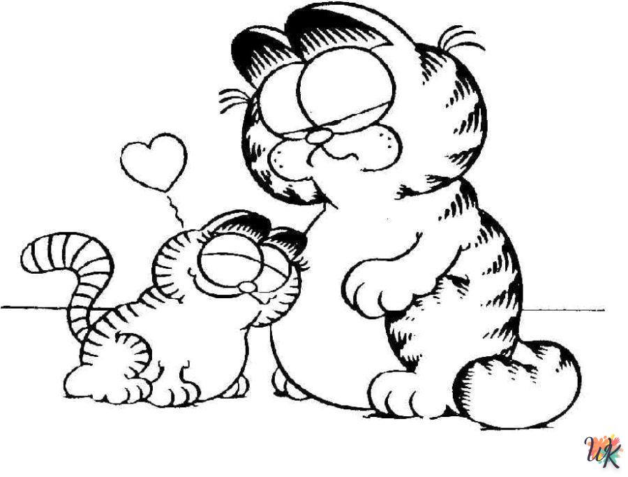 Dibujos para Colorear Garfield 53