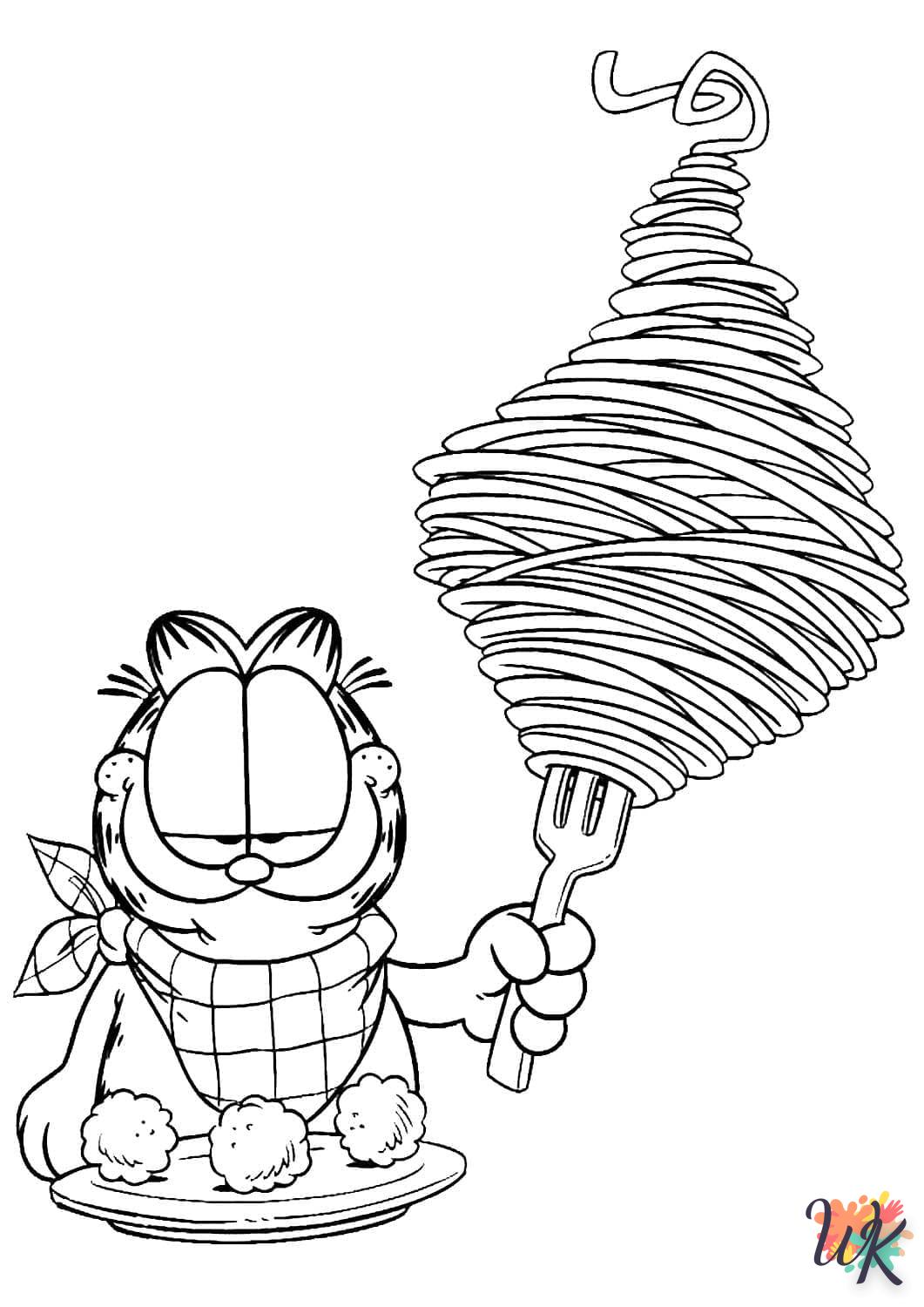Dibujos para Colorear Garfield 55