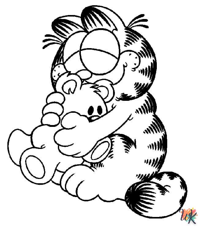 Dibujos para Colorear Garfield 56
