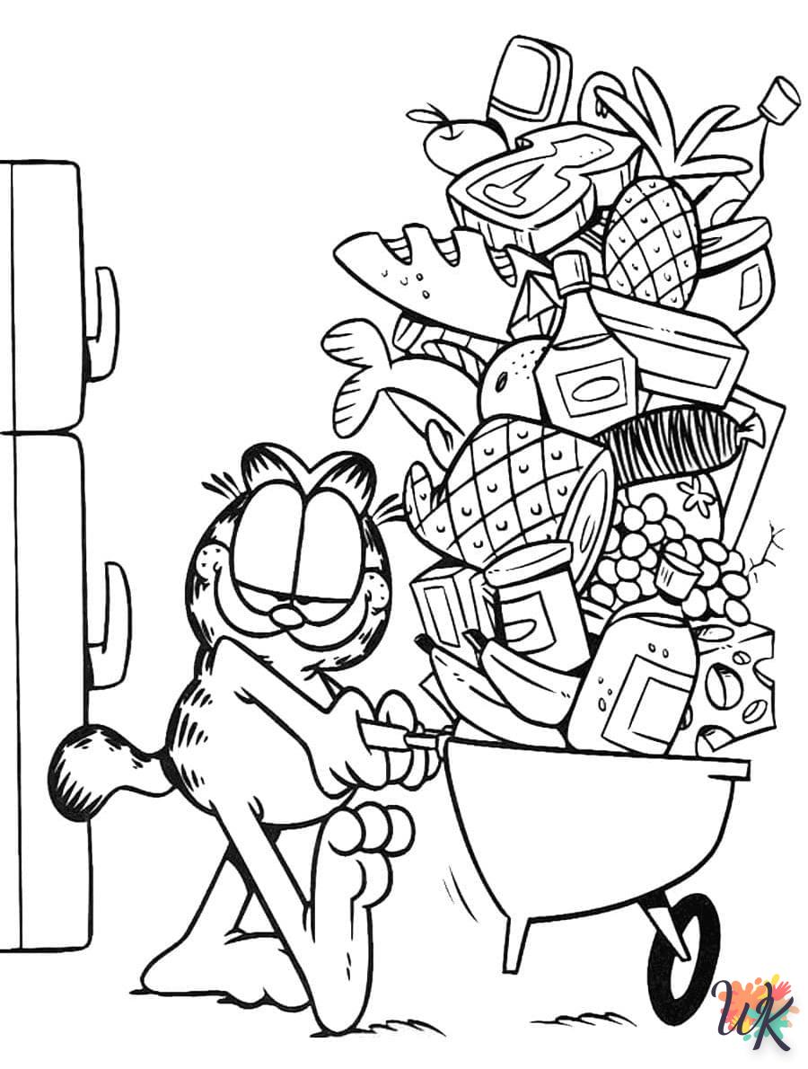Dibujos para Colorear Garfield 58