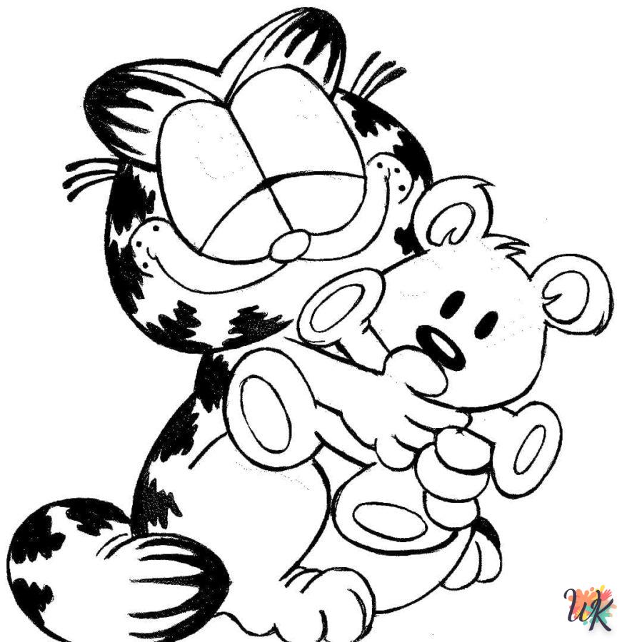 Dibujos para Colorear Garfield 60
