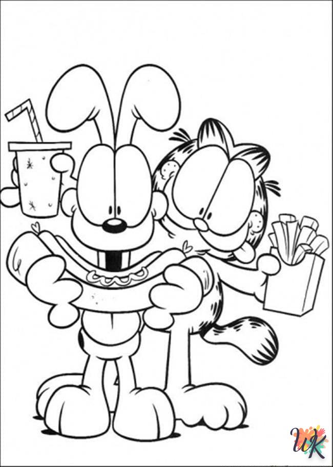 Dibujos para Colorear Garfield 62