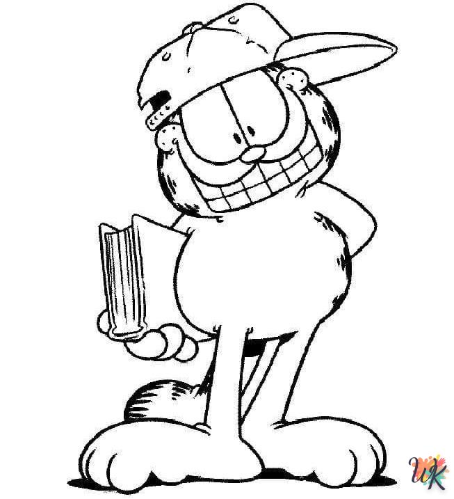 Dibujos para Colorear Garfield 64