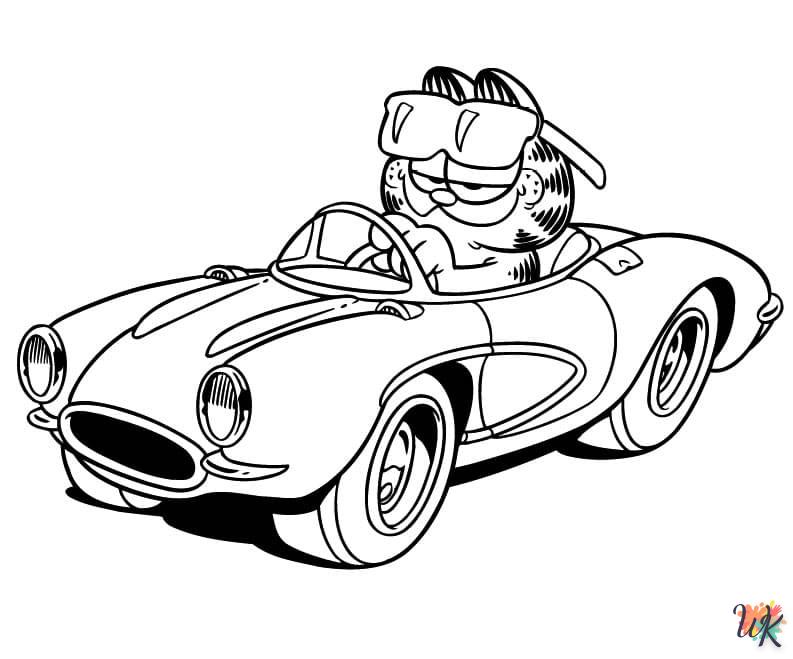 Dibujos para Colorear Garfield 65