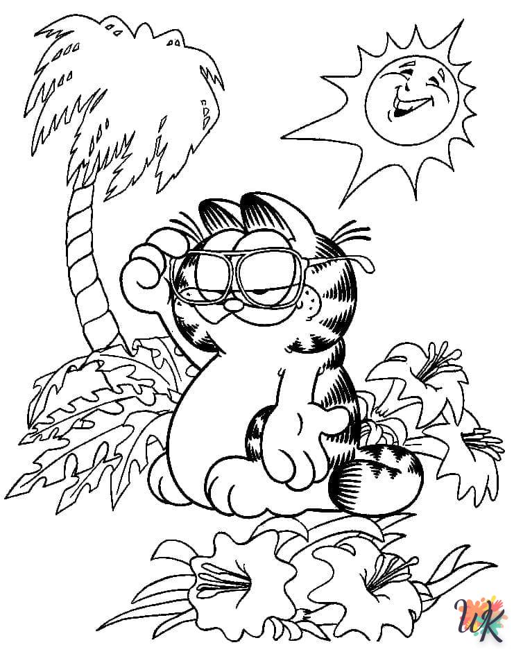 Dibujos para Colorear Garfield 67