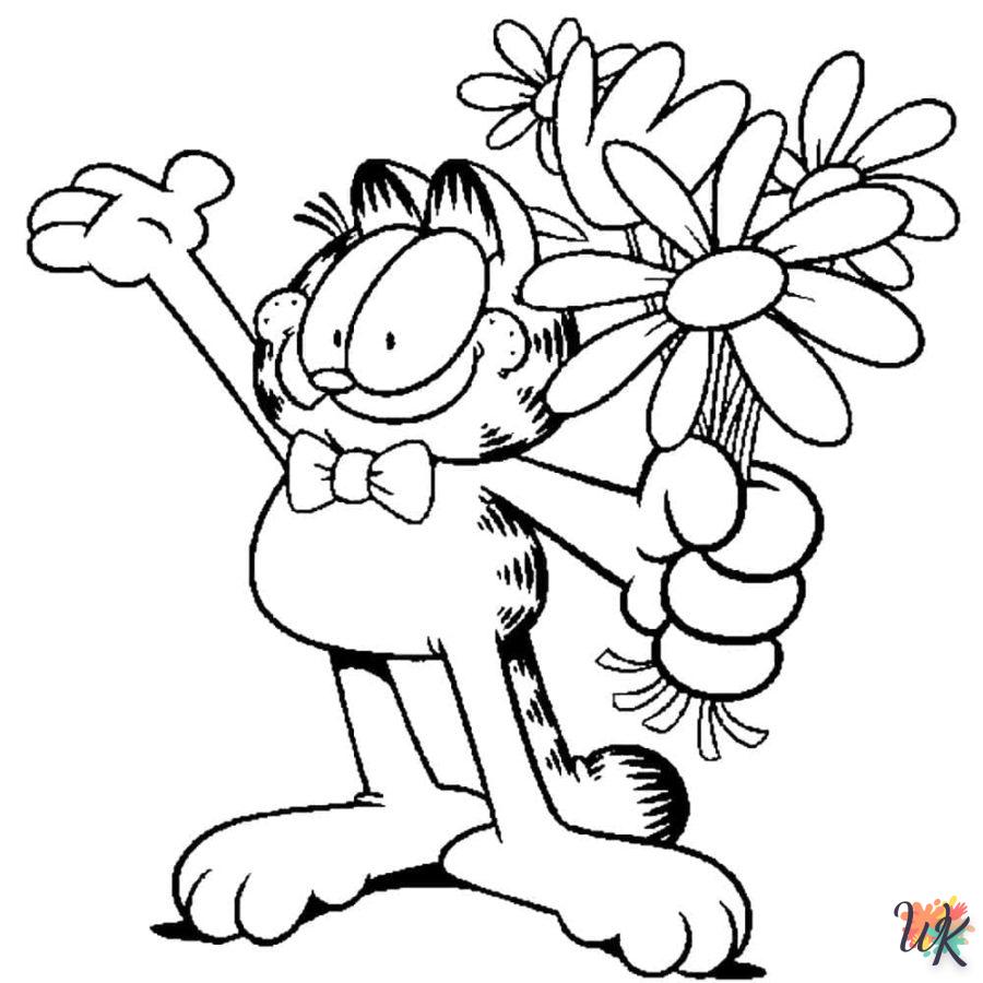 Dibujos para Colorear Garfield 8