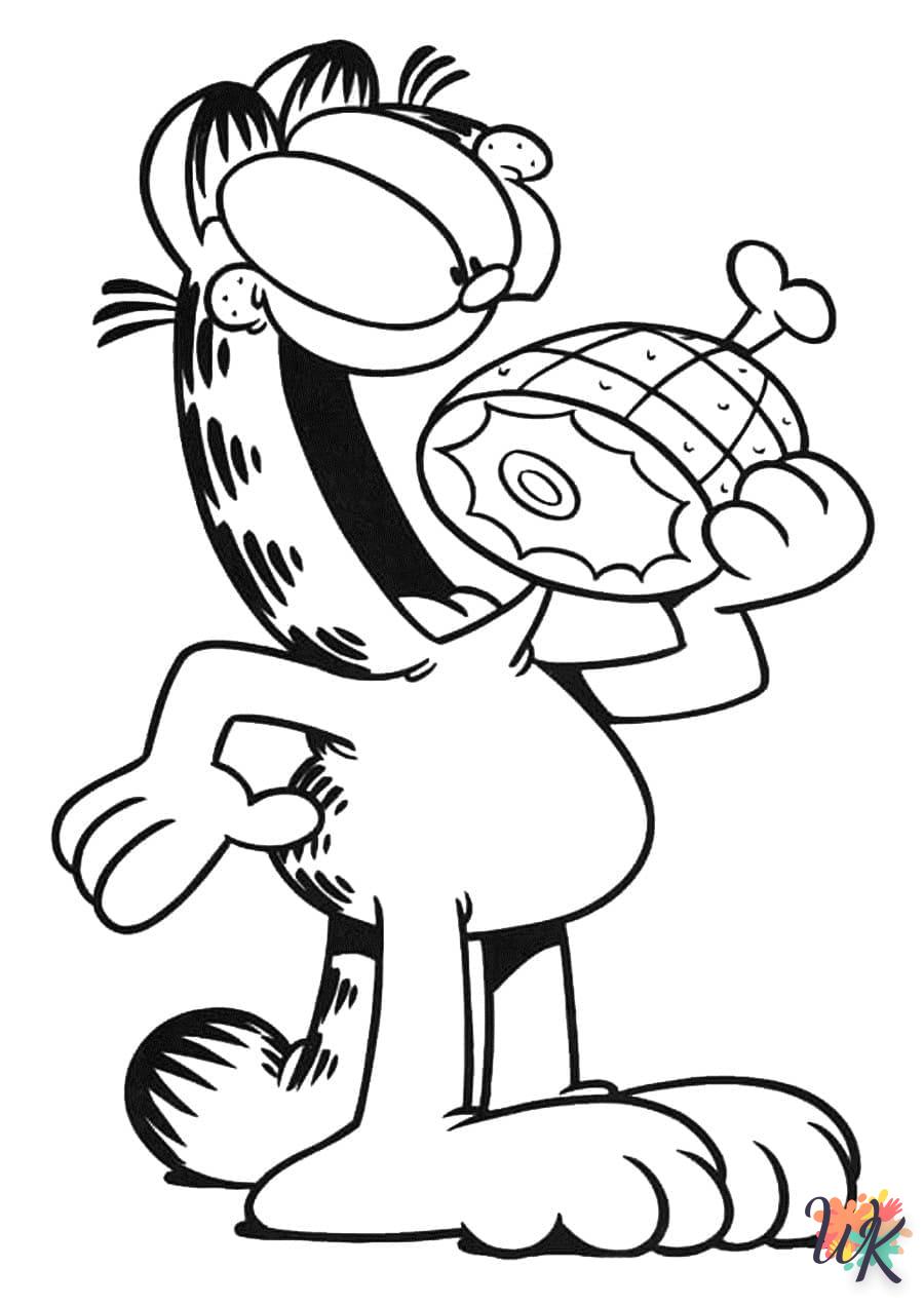 Dibujos para Colorear Garfield 83