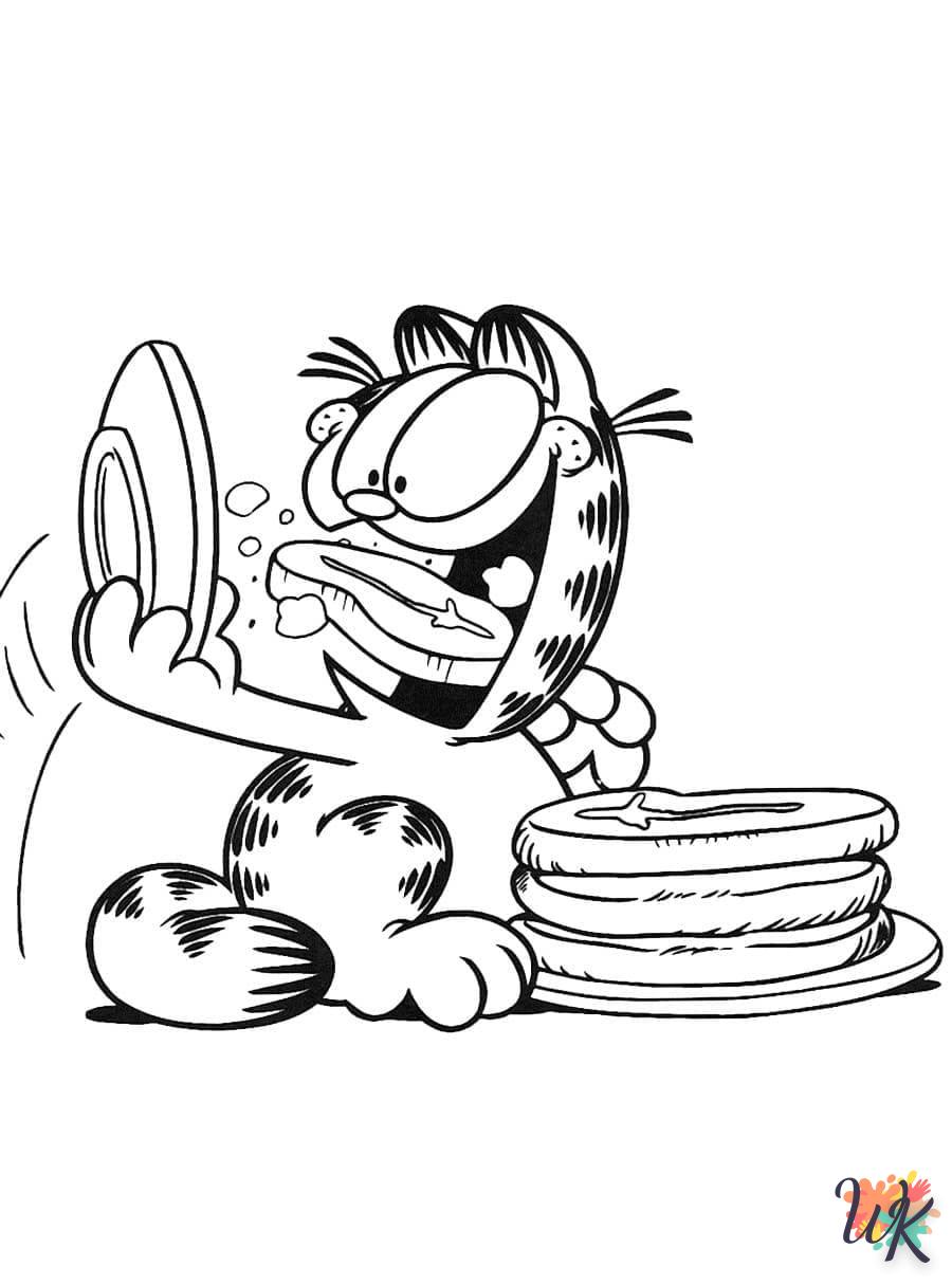 Dibujos para Colorear Garfield 87