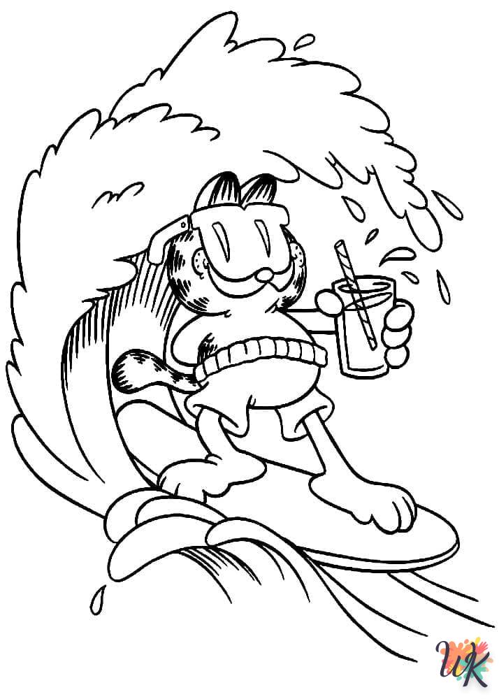 Dibujos para Colorear Garfield 88