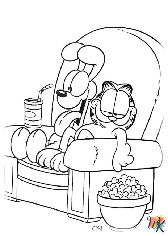 Dibujos para Colorear Garfield 94