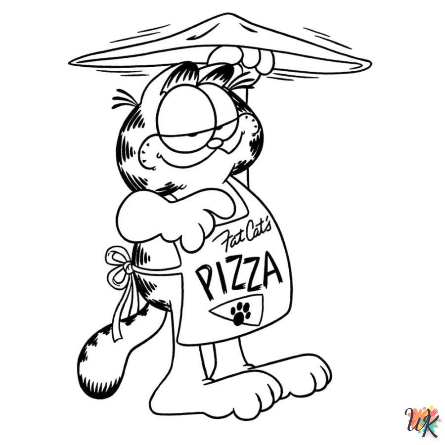 Dibujos para Colorear Garfield 99