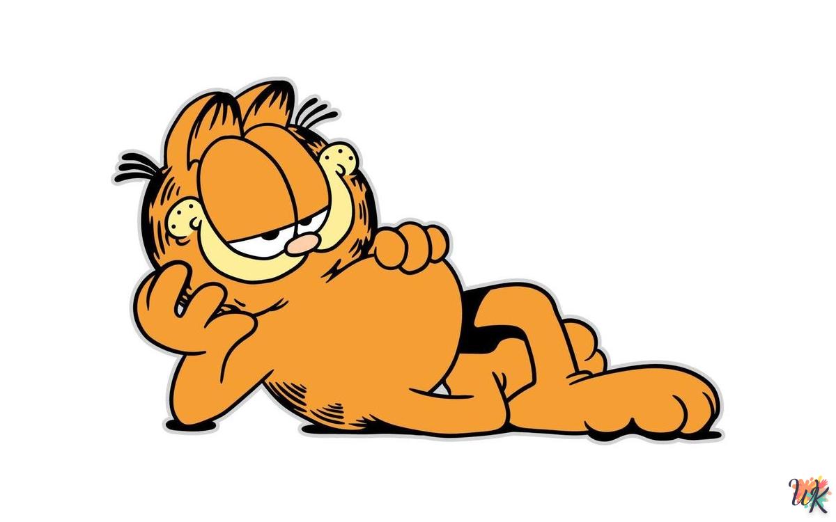 Dibujos para Colorear Garfield