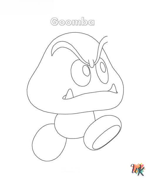 Dibujos para Colorear Goomba 57