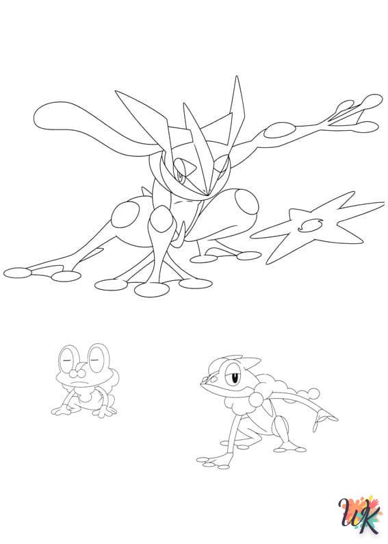 Dibujos para Colorear Greninja 12