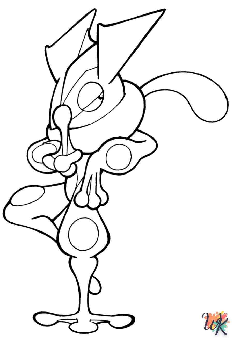 Dibujos para Colorear Greninja 29