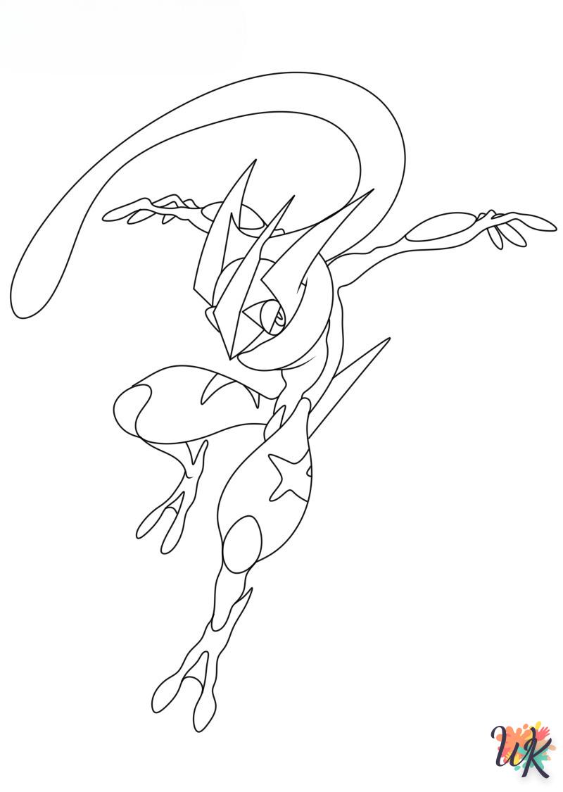 Dibujos para Colorear Greninja 5