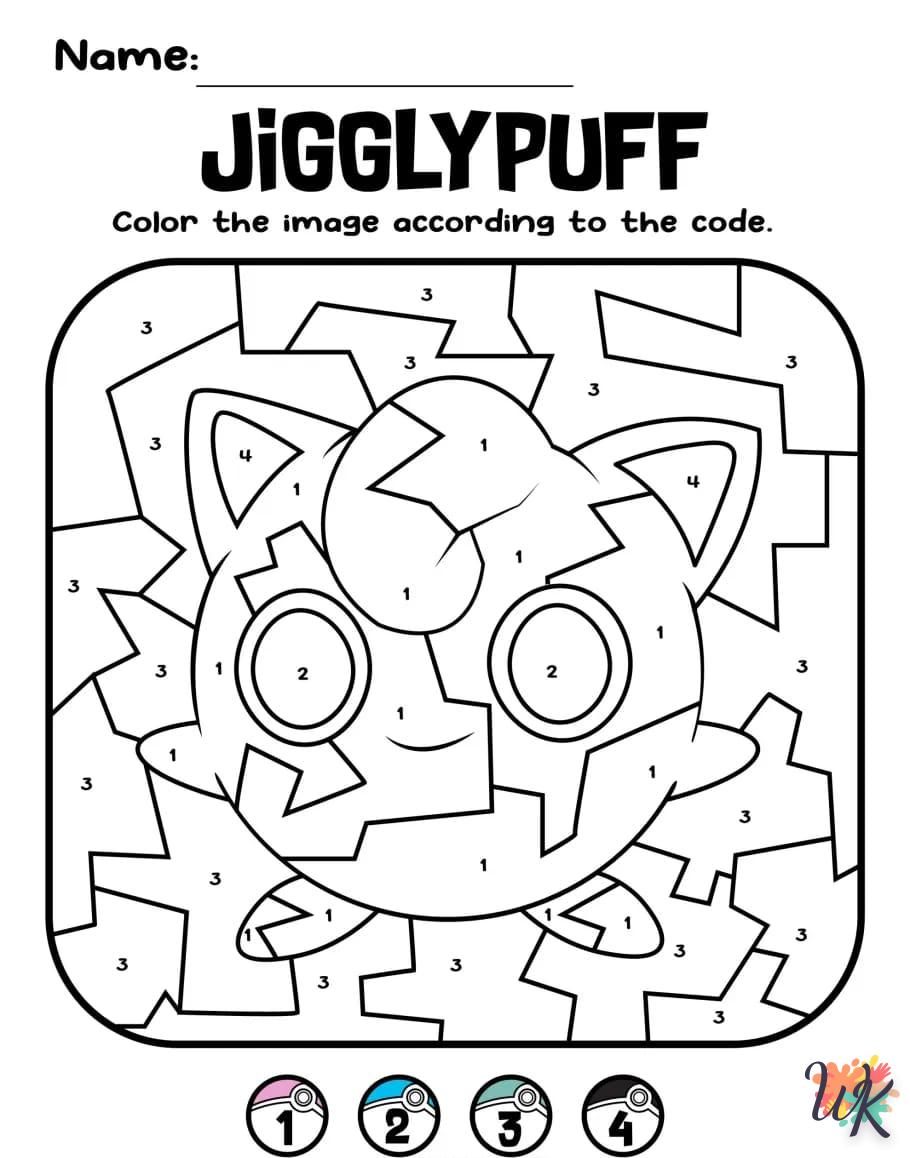 Dibujos para Colorear Jigglypuff 12