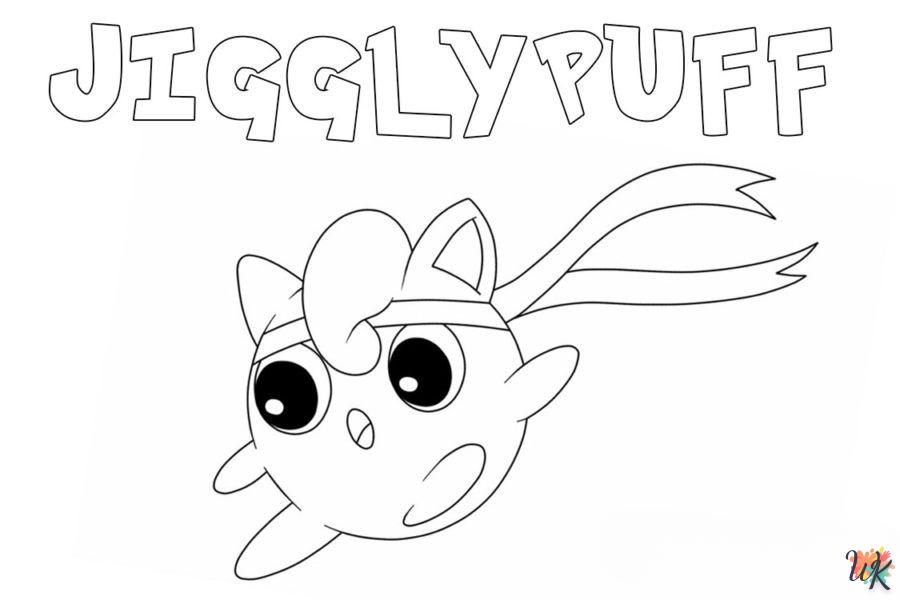Dibujos para Colorear Jigglypuff 74