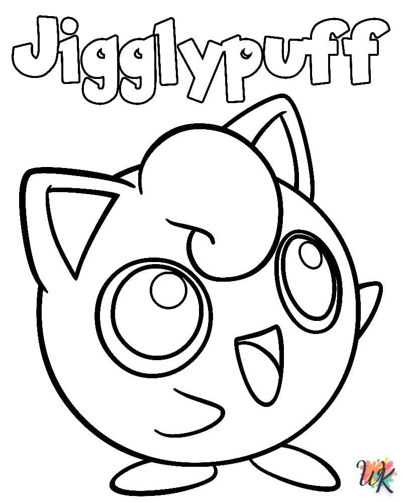 Dibujos para Colorear Jigglypuff 8