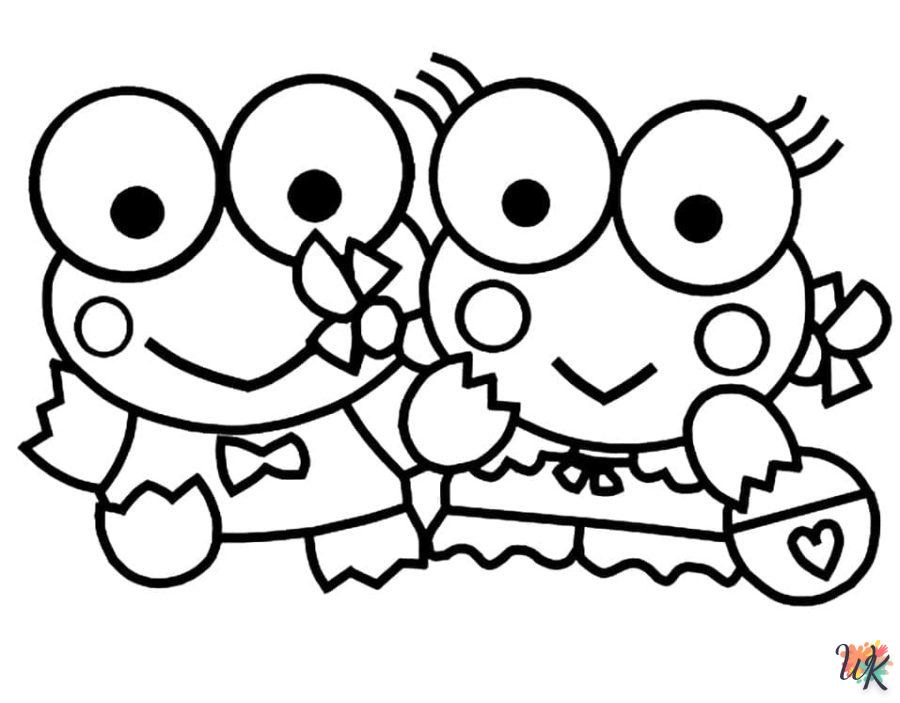 Dibujos para Colorear Keroppi 14