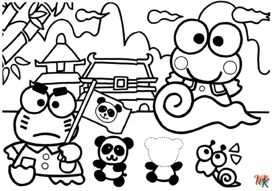 Dibujos para Colorear Keroppi 20