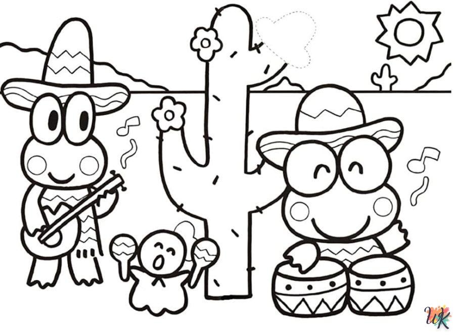 Dibujos para Colorear Keroppi 34