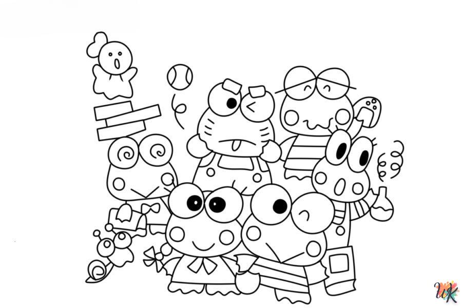 Dibujos para Colorear Keroppi 46