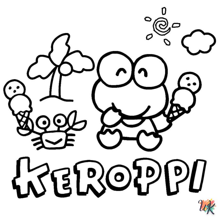 Dibujos para Colorear Keroppi 5