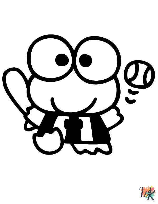 Dibujos para Colorear Keroppi 8