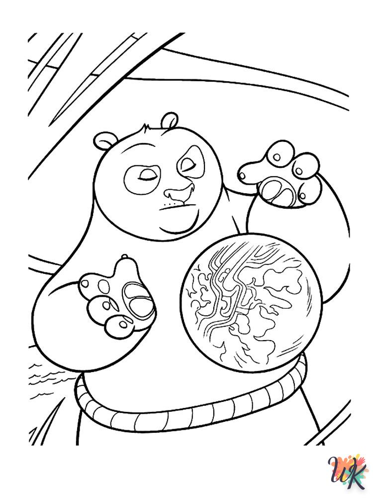 Dibujos para Colorear Kung Fu Panda 114