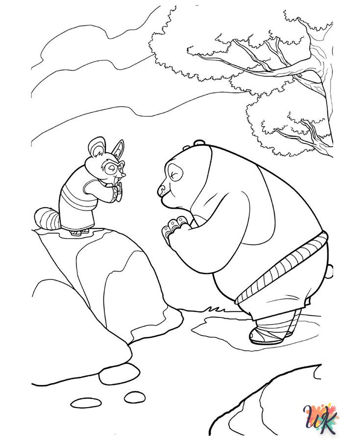 Dibujos para Colorear Kung Fu Panda 118