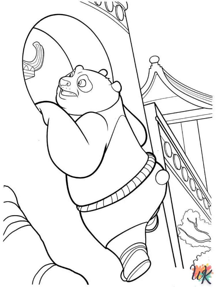Dibujos para Colorear Kung Fu Panda 124