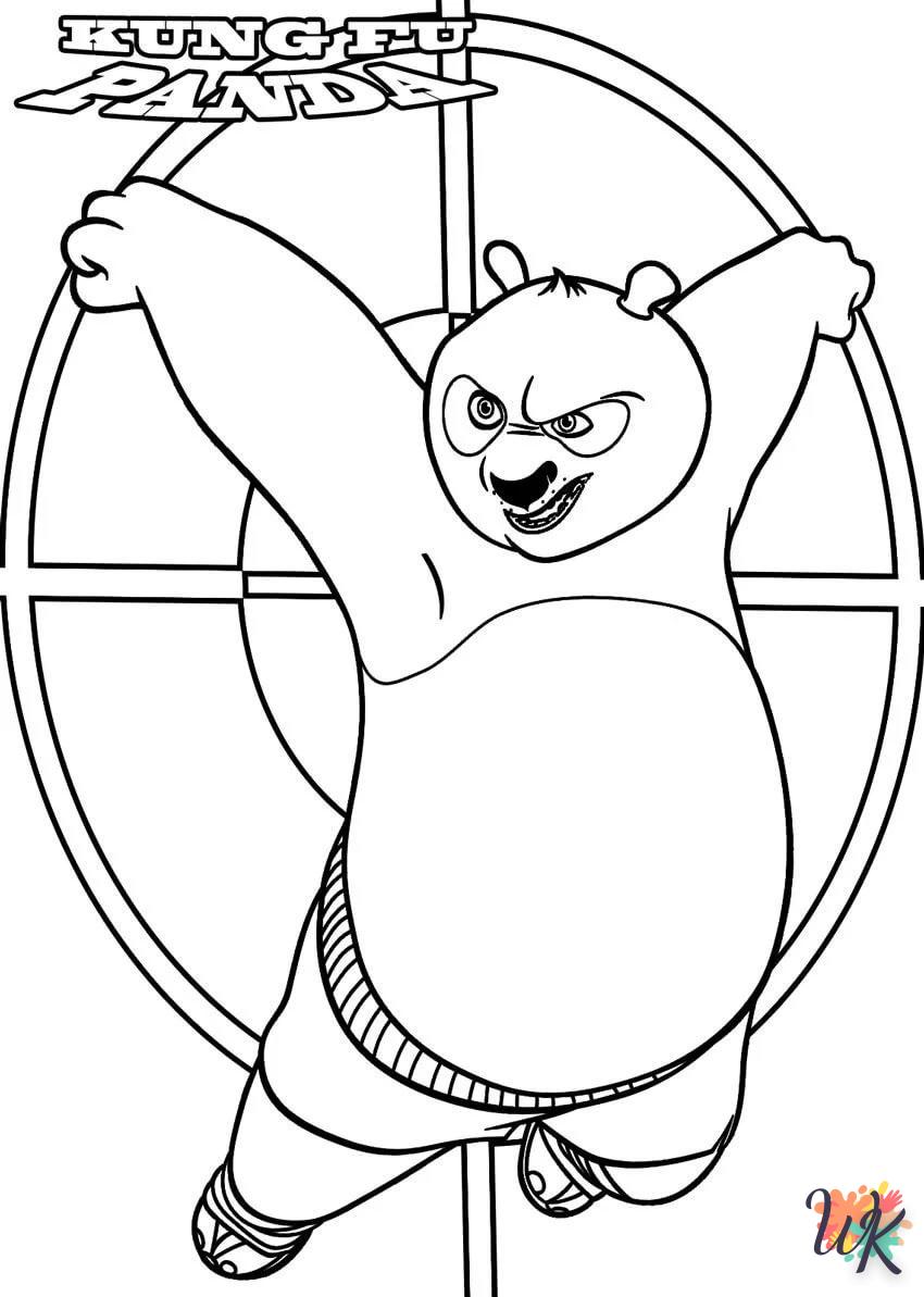Dibujos para Colorear Kung Fu Panda 125