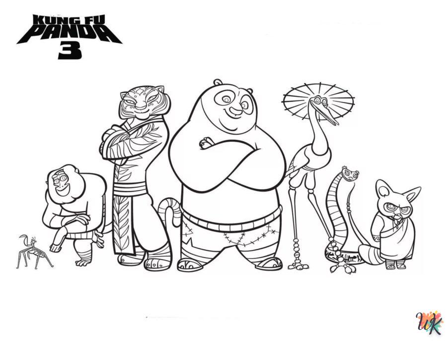 Dibujos para Colorear Kung Fu Panda 13