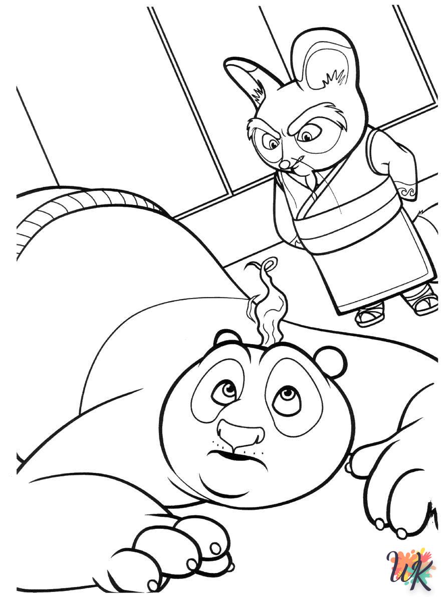 Dibujos para Colorear Kung Fu Panda 133