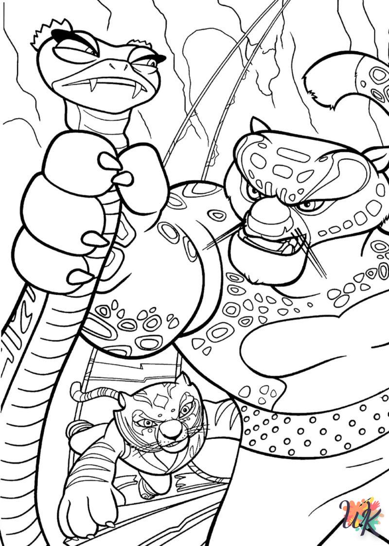 Dibujos para Colorear Kung Fu Panda 135