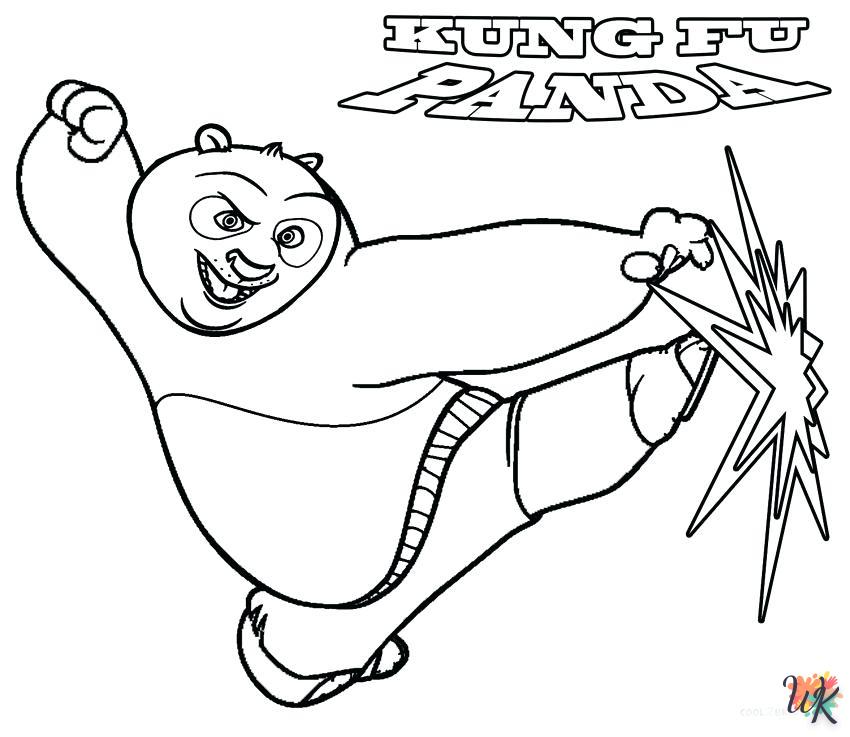 Dibujos para Colorear Kung Fu Panda 27