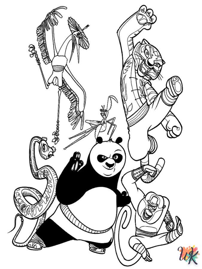 Dibujos para Colorear Kung Fu Panda 31