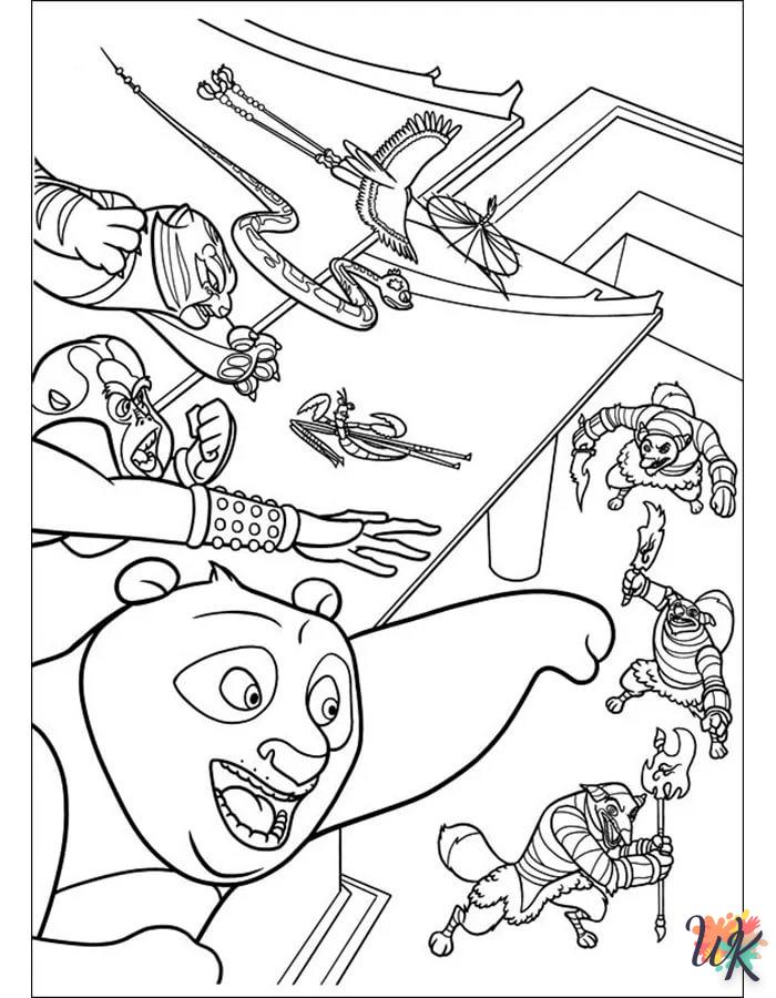 Dibujos para Colorear Kung Fu Panda 35