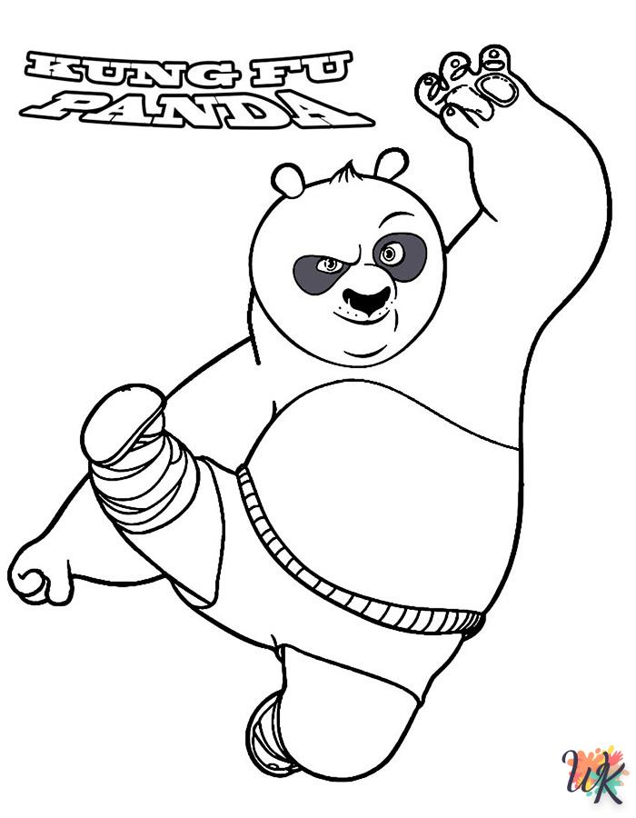 Dibujos para Colorear Kung Fu Panda 37