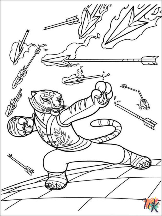 Dibujos para Colorear Kung Fu Panda 38